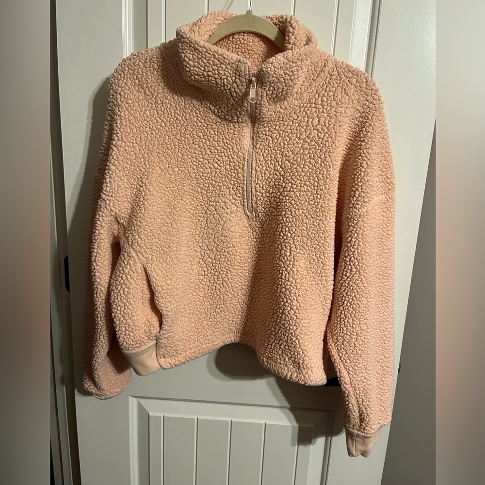 Fleece Crop Sweater